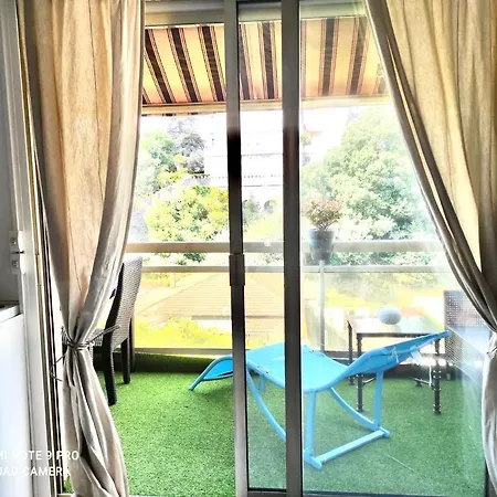 Luxurious In 450m From Sea With Terrace And Air Conditioning And Private Parking