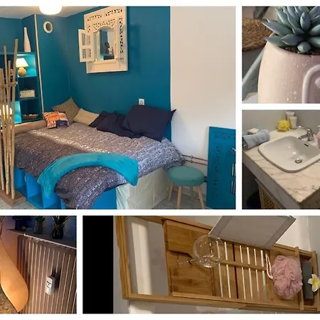 Luxurious In 450m From Sea With Terrace And Air Conditioning And Private Parking