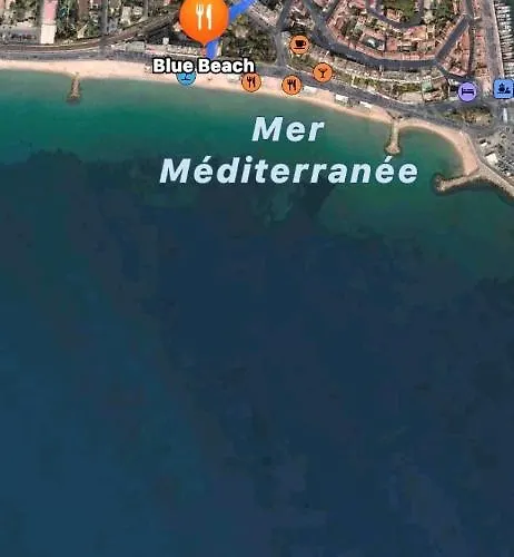 Luxurious In 450m From Sea With Terrace And Air Conditioning And Private Parking Cannes