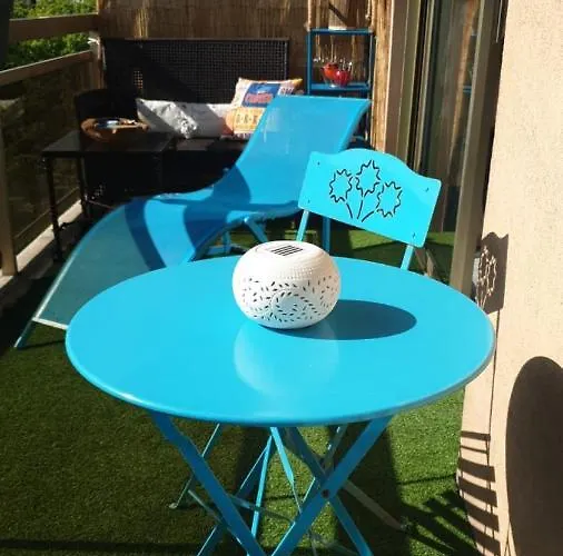 Luxurious In 450m From Sea With Terrace And Air Conditioning And Private Parking