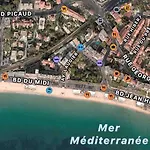 Apartment Luxurious In 450m From Sea With Terrace And Air Conditioning And Private Parking
