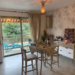 Luxurious In 450m From Sea With Terrace And Air Conditioning And Private Parking